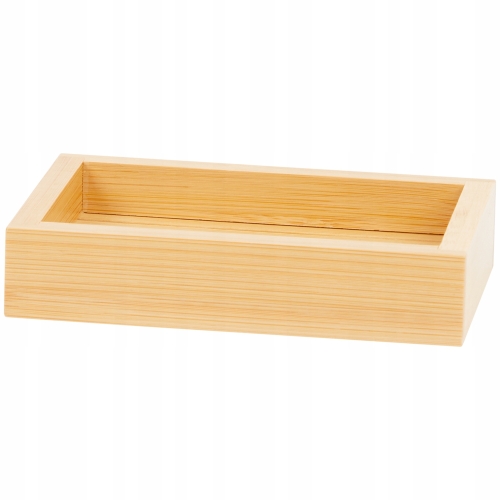 Kubek na szczoteczkę do zębów naturalne drewno bambusowe elegancki 12 x 8