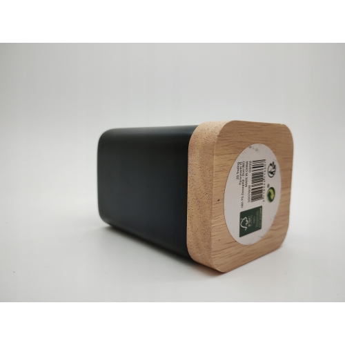 Kubek na szczoteczkę do zębów naturalne drewno bambusowe elegancki 12 x 8