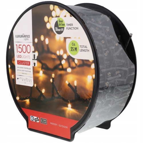 1500 lampek LED Oświetlenie Świąteczne 35 m zew/we