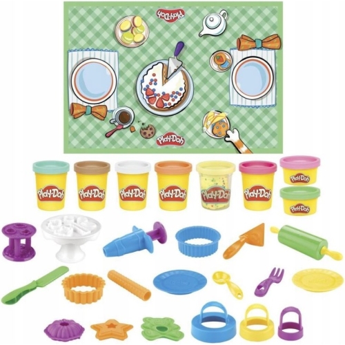Ciastolina Play-Doh Kitchen Creations Słodkie Ciasteczka F2773 23 ELEMENTY