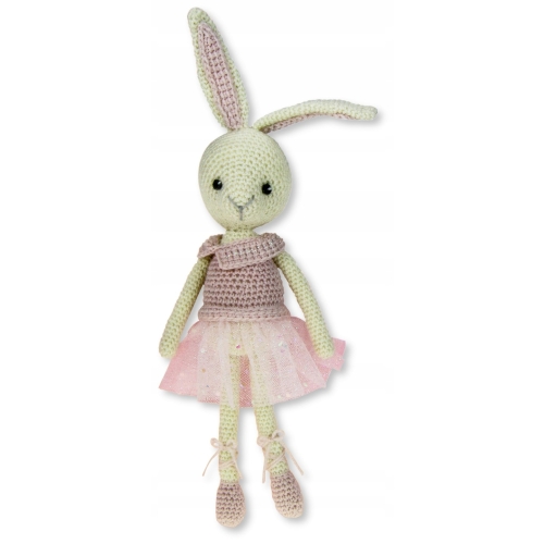 ZESTAW DO SZYDEŁKOWANIA Z WŁÓCZKI BALERINA RABBIT RĘKODZIEŁO ZRÓB TO SAM