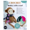 ZESTAW DO SZYDEŁKOWANIA Z WŁÓCZKI MONKEY MAŁPKA RĘKODZIEŁO DIY ZRÓB TO SAM