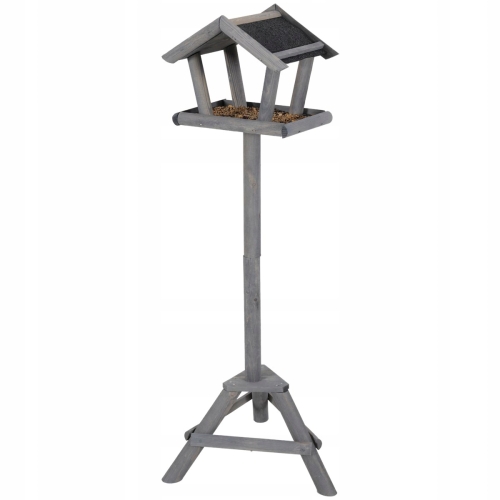 Karmnik Drewniany Domek dla ptaków na stojaku 105 cm Bites for Birds FSC