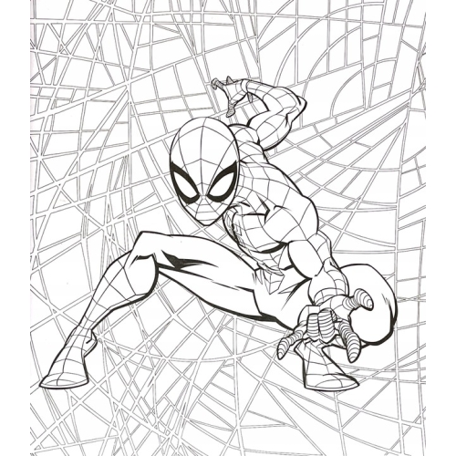 KOLOROWANKA MARVEL MEGA COLOR Z NAKLEJKAMI SPIDER-MAN VENOM SPIDER-VERSE