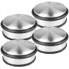STOPER DO DRZWI OKNA BALKONU ODBOJNIK STAL INOX 9,5 cm x 8 cm BEZINWAZYJNY