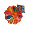 SPINNER POP IT FIDGET 2w1 ZABAWKA ZRĘCZNOŚCIOWA ANTYSTRESOWA POMARAŃCZOWA