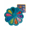 SPINNER POP IT FIDGET 2w1 ZABAWKA ZRĘCZNOŚCIOWA ANTYSTRESOWA POMARAŃCZOWA