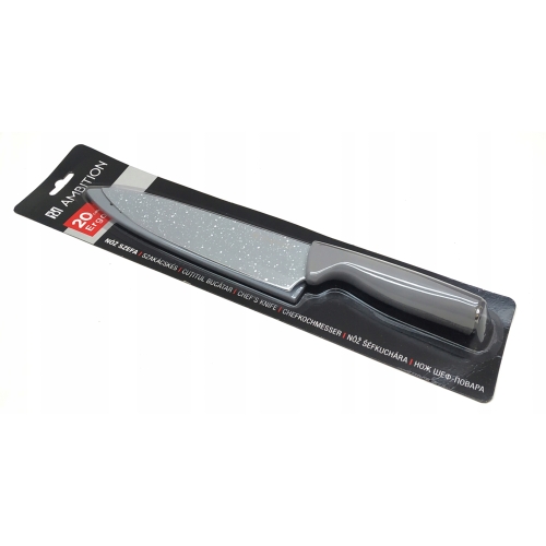 NÓŻ AMBITION 23 CM OSTRZE 20 CM SZEFA KUCHNI Z POWŁOKĄ NIEPRZYWIERAJĄCĄ XXL