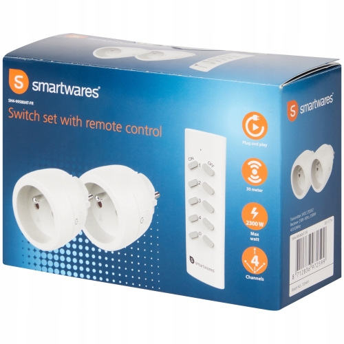 PILOT DO GNIAZDEK ZDALNIE STEROWANYCH SMARTWARES ZASIĘG 30M ORYGINALNY NOWY