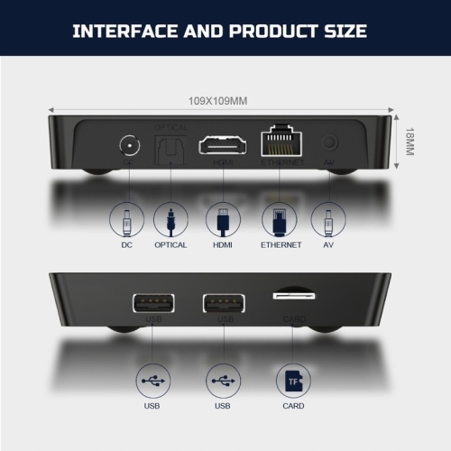 X96 Pro Android Tv Box 2gb Ram 16gb Storage HDMI Media player USB