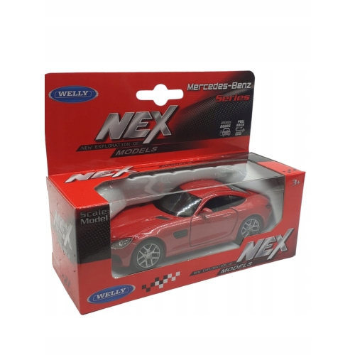 MERCEDES-BENZ WELLY NOWY MARKOWY METALOWY MODEL SAMOCHODU Z NAPĘDEM 1:34