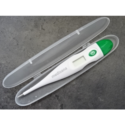 Termometr cyfrowy kliniczny firma Medisana model KFT-04 FTC GW 3 lata