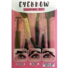 Zestaw do regulacji stylizacji pielęgnacji kształtu brwi 5w1 Eyebrow różowy