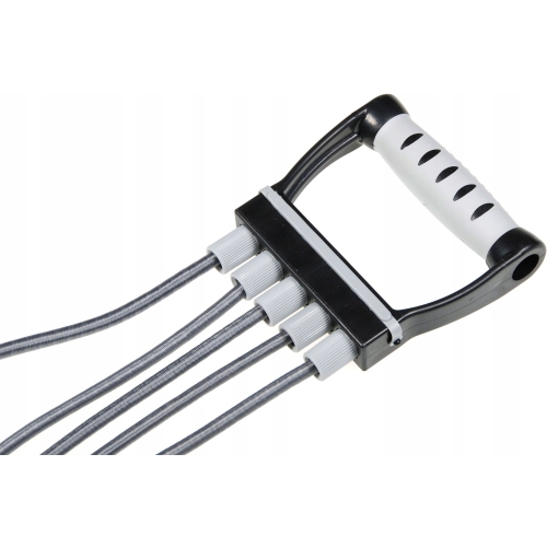 Ekspander Expander Guma Fitness 5 żyłowy do ćwiczeń sprężyna w oplocie