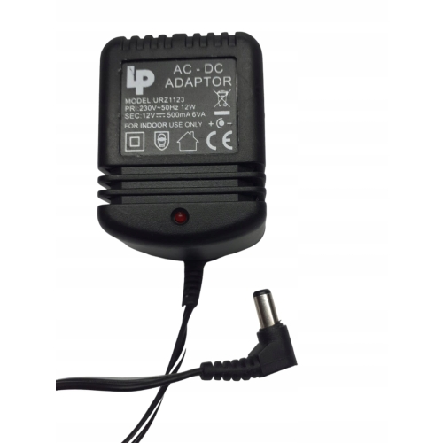 ZASILACZ model URZ1123 UNIWERSALNY 12V 500mA LP POWER JAKOŚĆ MOCNY WYDAJNY