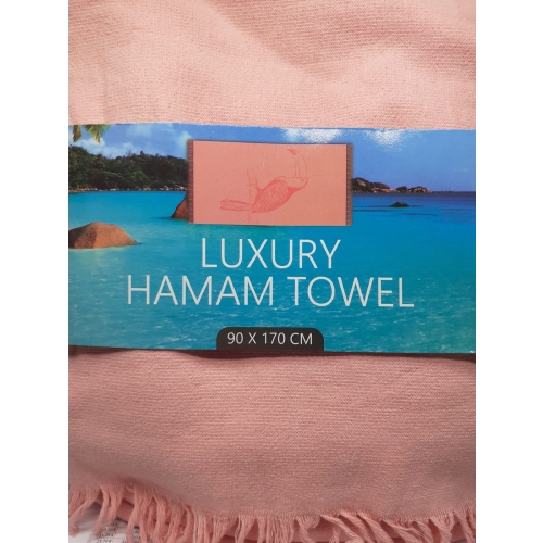RĘCZNIK PLAŻOWY BAWEŁNIANY DO SAUNY NA LEŻAK HAMAM 90 x 170cm 472