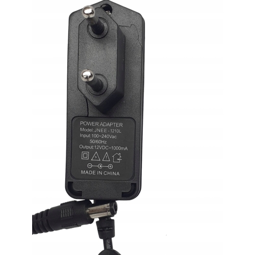 ZASILACZ model JNEE-1210L ORYGINALNY DEKODERA ECON HD DVBT NOWY CZARNY
