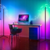 LAMPA LED GRUNDIG RGB MUSIC SENSOR PODŁOGOWA NAROŻNA 140cm + Pilot STOJĄCA
