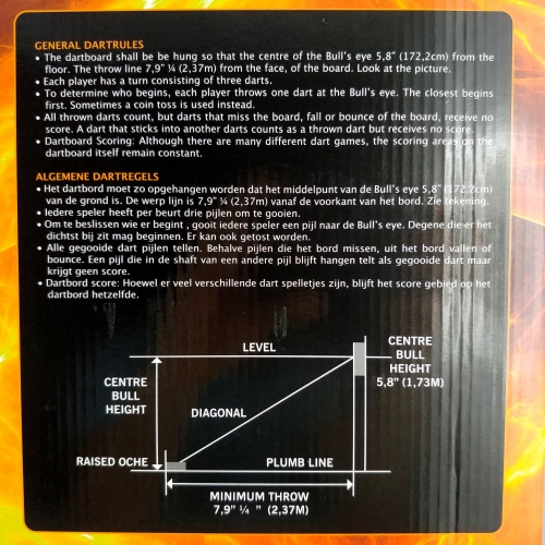 Tarcza dart gra lotki rzutki 6 sztuk w zestawie darts rekreacja XQMAX SPORT