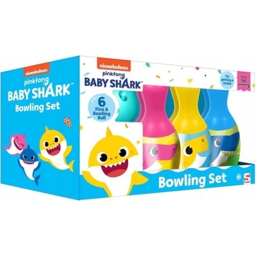 BABY SHARK SUPER KRĘGLE DLA DZIECI + KULA 6 KRĘGLI NICKELODEON PINKFONG 020