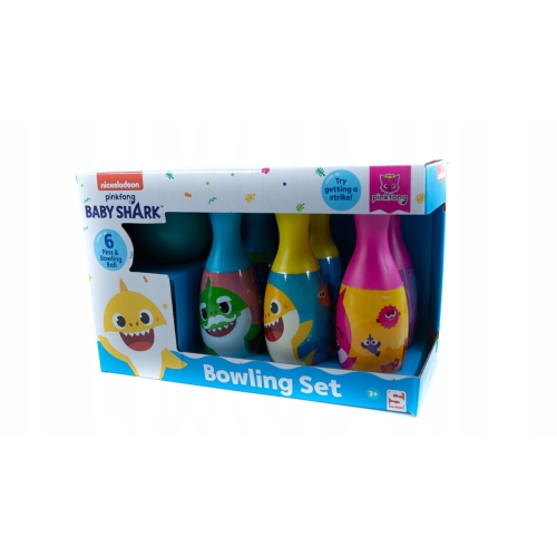 BABY SHARK SUPER KRĘGLE DLA DZIECI + KULA 6 KRĘGLI NICKELODEON PINKFONG 020