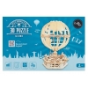 Drewniane puzzle 3D Globe Globus Mechanical Zrób to Sam DIY 165 pcs 14+