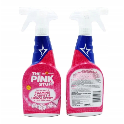THE PINK STUFF Płyn Pianka Spray do czyszczenia dywanów i tapicerki 0,5 L