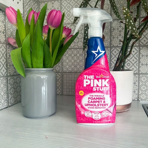 THE PINK STUFF Płyn Pianka Spray do czyszczenia dywanów i tapicerki 0,5 L