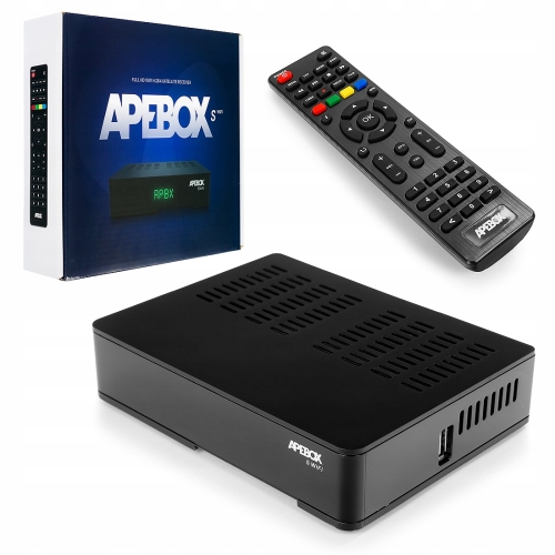 Dekoder Satelitarny Apebox S WiFi DVB-S2 z H.265 IPTV - Stalker + Xtream TV