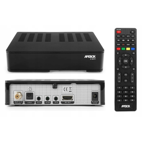 Dekoder Satelitarny Apebox S WiFi DVB-S2 z H.265 IPTV - Stalker + Xtream TV