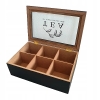 Drewniane Pudełko na Herbatę Herbaciarka Pojemnik Box Tea Collection 131