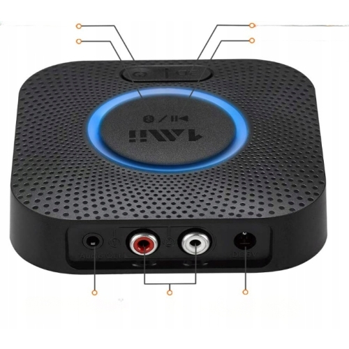 Adapter Odbiornik Bluetooth 1Mii B06 Plus Strumieniowe Przesyłanie Muzyki