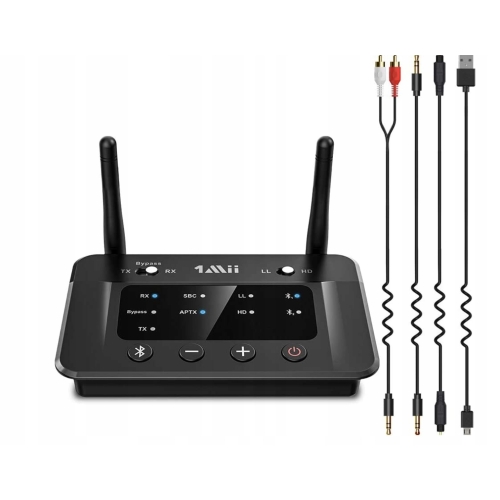 Nadajnik Odbiornik Adapter Bluetooth Wireless NFC 1Mii B03 Duży Zasięg 50m