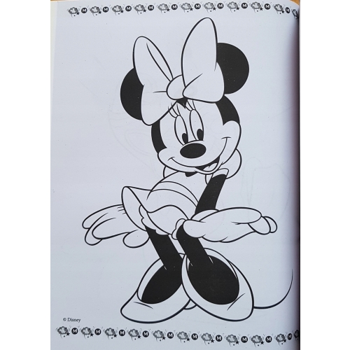 MALOWANKA KOLOROWANKA Myszka Mickey 128st NAKLEJKI