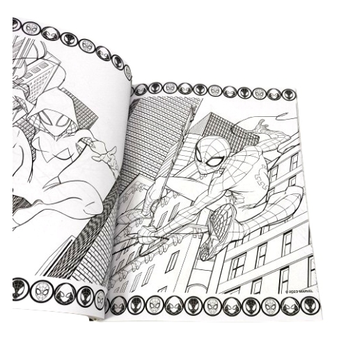 Kolorowanka Spider-Man Marvel 128 stron Naklejki