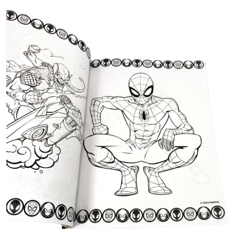 Kolorowanka Spider-Man Marvel 128 stron Naklejki