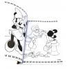 KOLOROWANKA DISNEY MINNIE Z NAKLEJKAMI MEGA COLOR DAISY KACZOR DONALD MIKI