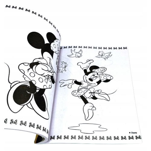 KOLOROWANKA DISNEY MINNIE Z NAKLEJKAMI MEGA COLOR DAISY KACZOR DONALD MIKI