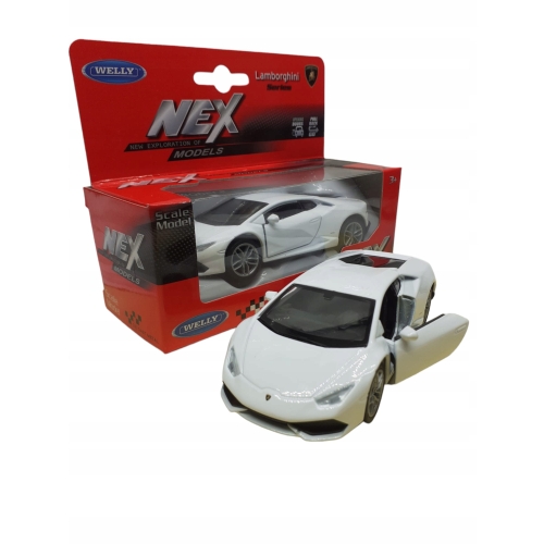 LAMBORGHINI HURAKAN KOLEKCJONERSKI METALOWY MODEL SAMOCHODU 1.34 BIAŁY