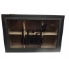 Drewniane Pudełko na Herbatę Herbaciarka Pojemnik Organizer TEA BOX CZARNE