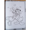 KOLOROWANKA MEGA COLOR DISNEY Z NAKLEJKAMI Minnie Mause Pluto Miki Donald
