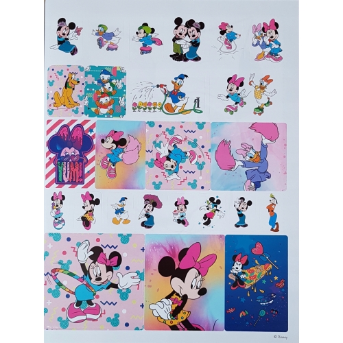 KOLOROWANKA MEGA COLOR DISNEY Z NAKLEJKAMI Minnie Mause Pluto Miki Donald