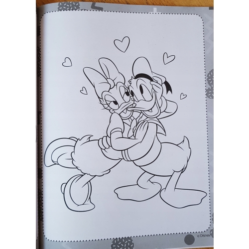 KOLOROWANKA MEGA COLOR DISNEY Z NAKLEJKAMI Minnie Mause Pluto Miki Donald