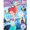 KOLOROWANKA DISNEY PRINCESS MEGA COLOR Z NAKLEJKAMI ARIEL PIĘKNA I BESTIA
