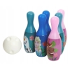 KRĘGLE Z BIAŁĄ PIŁKĄ DO GRY DISNEY FROZEN ANNA ELZA OLAF BOWLING SET 3+