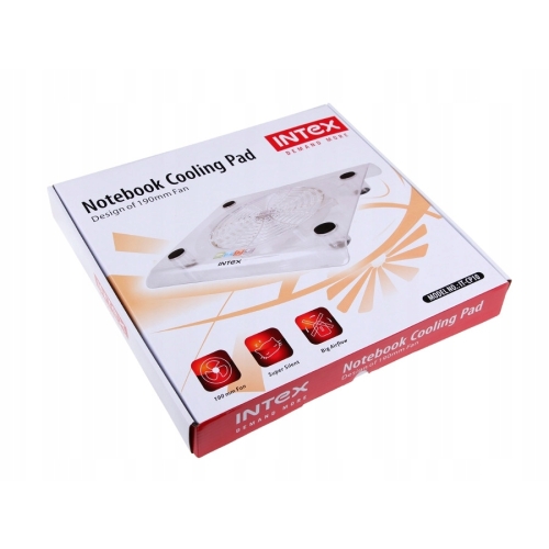 Podstawka pod laptop chłodząca USB wiatrak 19 cm IT-CP10 firma Intex