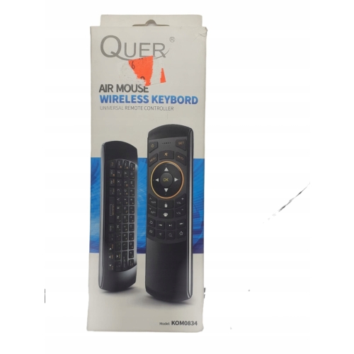 Quer KOM0834 Klawiatura bezprzewodowa z AIRMOUSE do Smart TV Android Dongle