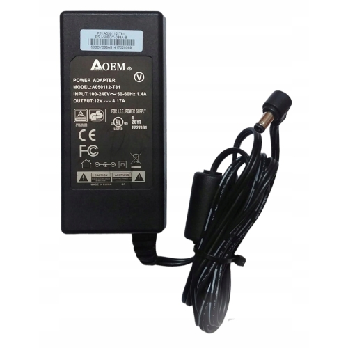 Zasilacz AOEM A050112-T81 NC+ CANAL+ 12V 4,17A DO DEKODERÓW SATELITARNYCH