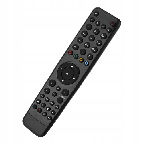 Oryginalny pilot firma VU+ MARYSUS do dekoderów TVSAT kolor czarny USED