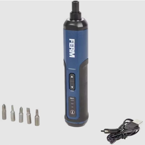Wkrętarka magnetyczne końcówki Ferm zasilanie akumulatorowe 4V USB CDM1178